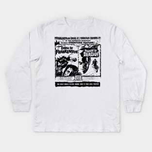 Hammer Double Feature Kids Long Sleeve T-Shirt